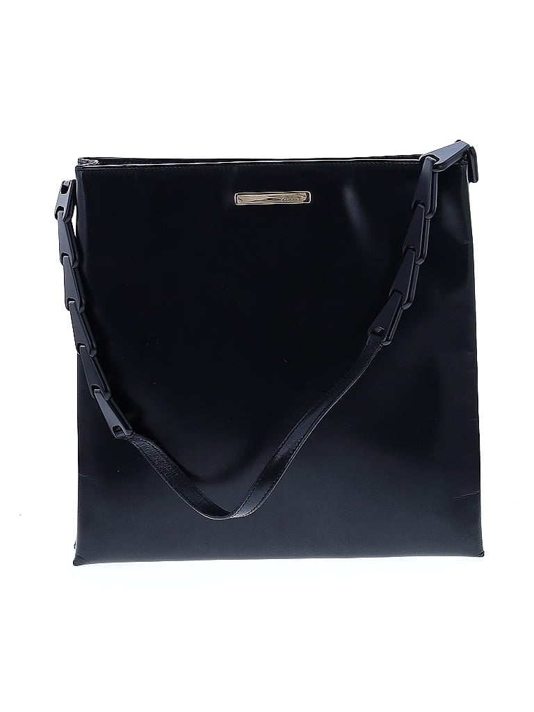 Gucci 100% Leather Solid Black Vintage Leather Shoulder Bag One size - photo 1