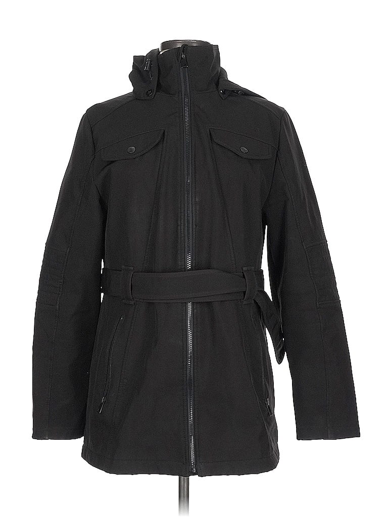London Fog Black Coat Size M - photo 1