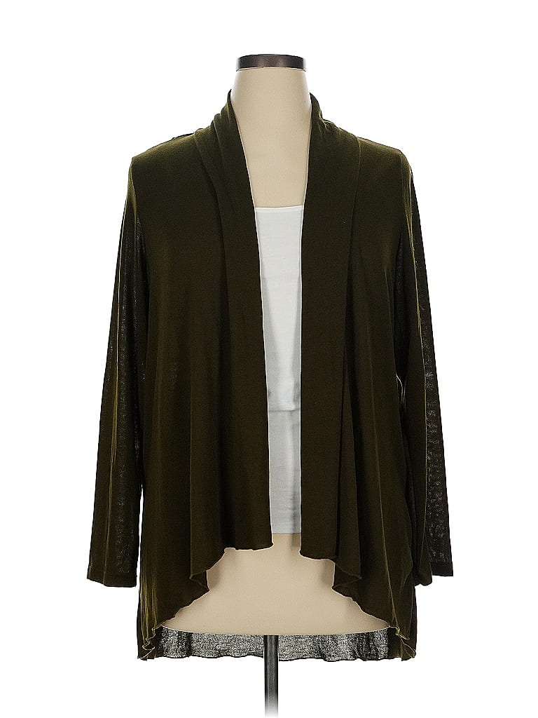 One World Brown Cardigan Size 1X - photo 1