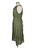 Ann Taylor LOFT Outlet 100% Polyester Green Casual Dress Size L - photo 5