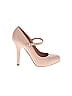 Dolce & Gabbana 100% Leather Ivory Tan Heels Size EU 38 1/2 - photo 1