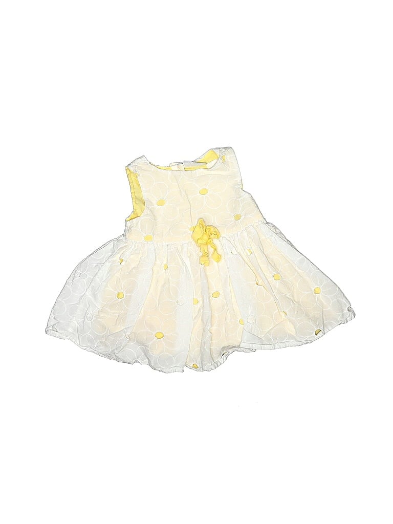 First Impressions 100% Cotton Yellow Dress 9-12 MO / 12 MO - photo 1