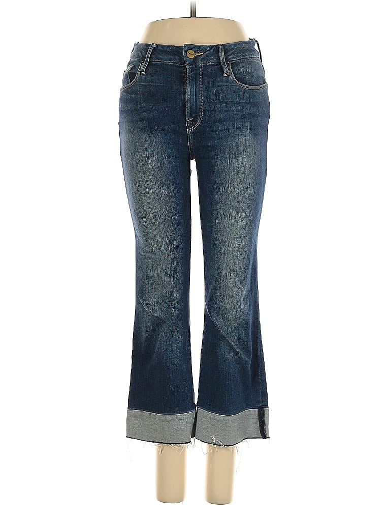 FRAME Denim Color Block Blue Jeans Size 26 waist - photo 1