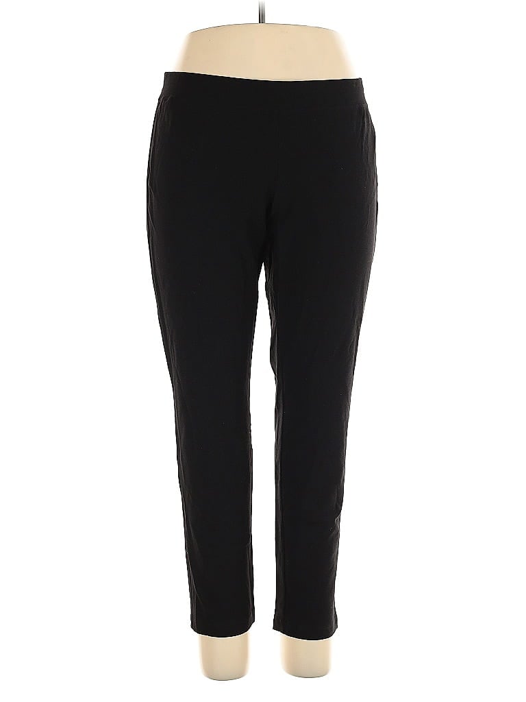 Pre-owned Eileen Fisher Active Pants In Black