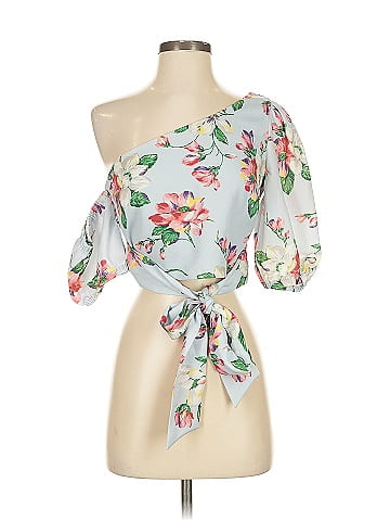 Majorelle 3/4 Sleeve Blouse (view 1)