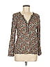 Meadow Rue 100% Rayon Gray Long Sleeve Blouse Size M - photo 1