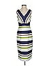 Eva Mendes by New York & Company Stripes Green Cocktail Dress Size S - photo 1