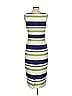 Eva Mendes by New York & Company Stripes Green Cocktail Dress Size S - photo 2