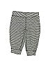 Carter's 100% Cotton Stripes Black Active Pants 3-6 MO / 6 MO - photo 1