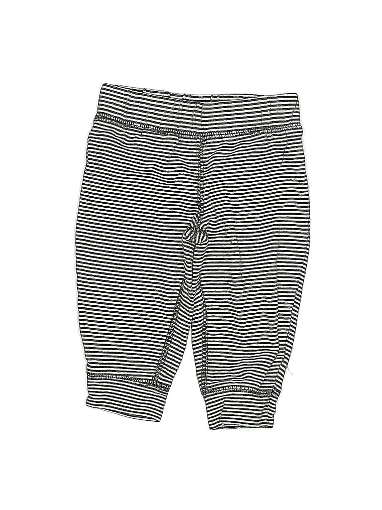 Carter's 100% Cotton Stripes Black Active Pants 3-6 MO / 6 MO - photo 1