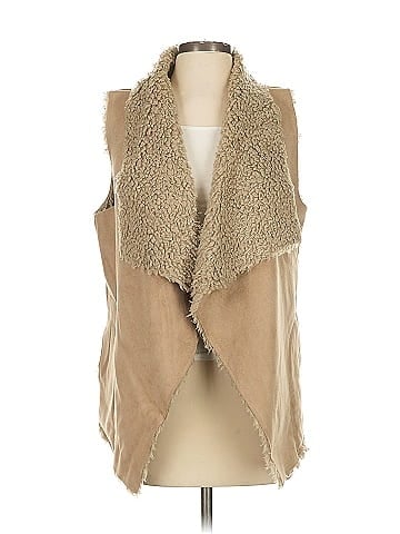 Velvet Faux Fur Vest (view 1)