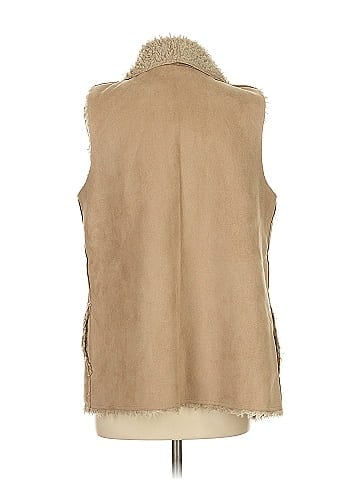 Velvet Faux Fur Vest (view 2)