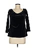 Ann Taylor Black 3/4 Sleeve Top Size M - photo 1