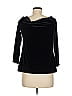 Ann Taylor Black 3/4 Sleeve Top Size M - photo 2
