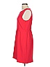 J.Crew 100% Polyester Solid Red Casual Dress Size 10 - photo 5