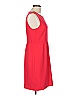 J.Crew 100% Polyester Solid Red Casual Dress Size 10 - photo 4