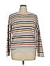 REI Co Op 100% Cotton Stripes Gray Pullover Sweater Size XL - photo 1
