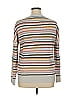 REI Co Op 100% Cotton Stripes Gray Pullover Sweater Size XL - photo 2