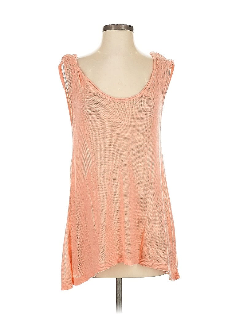 Pre-owned Victoria's Secret Sweater Vest In Orange