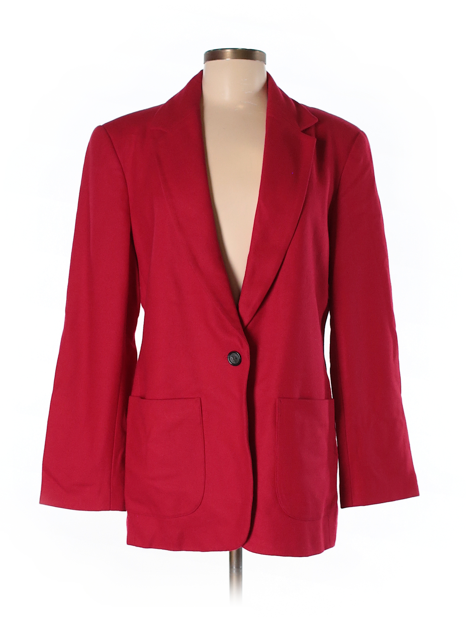 J Crew Solid Red Wool Blazer Size 6 92 Off Thredup