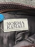 Norma Kamali 100% Wool Houndstooth Burgundy Brown Wool Skirt Size S - photo 3