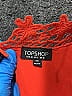 Topshop 100% Cotton Orange Cocktail Dress Size 6 - photo 6