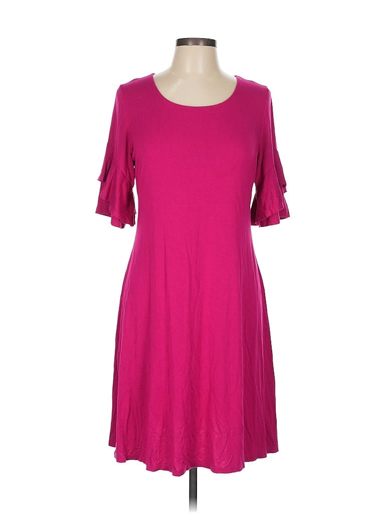 Click to view more detailed imagery on our partner's website Pre-owned Karen Kane Casual Dress In Pink