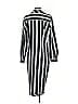 Soho JEANS NEW YORK & COMPANY 100% Polyester Stripes Black Casual Dress Size S - photo 2