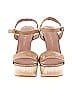 Stuart Weitzman Graphic Tan Wedges Size 8 1/2 - photo 2