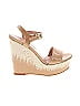 Stuart Weitzman Graphic Tan Wedges Size 8 1/2 - photo 1