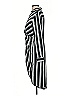 Soho JEANS NEW YORK & COMPANY 100% Polyester Stripes Black Casual Dress Size S - photo 5
