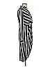 Soho JEANS NEW YORK & COMPANY 100% Polyester Stripes Black Casual Dress Size S - photo 4