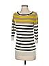Ann Taylor Stripes Yellow Ivory Pullover Sweater Size XS - photo 1