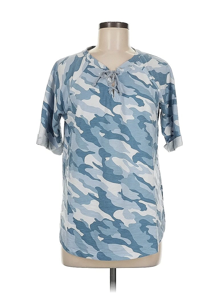 Pre-owned Sonoma Goods For Life Short Sleeve T-shirt In Blue