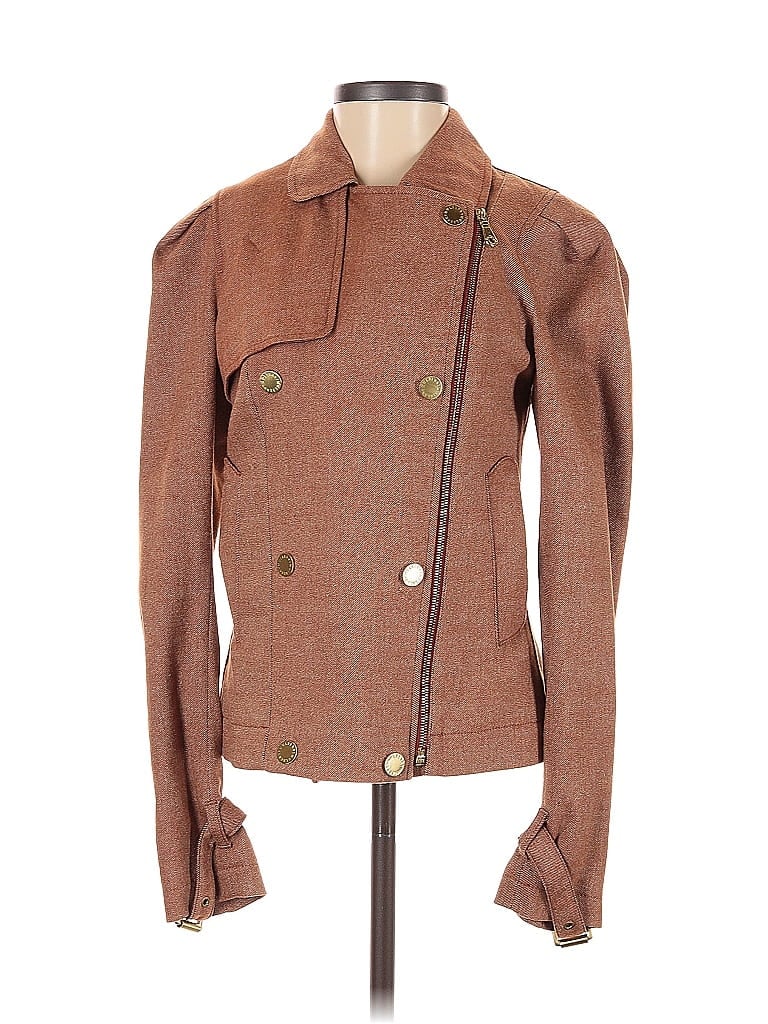 Mulberry Brown Burgundy Jacket Size 2 - photo 1