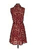 Allegra K Paisley Burgundy Casual Dress Size XS - photo 2