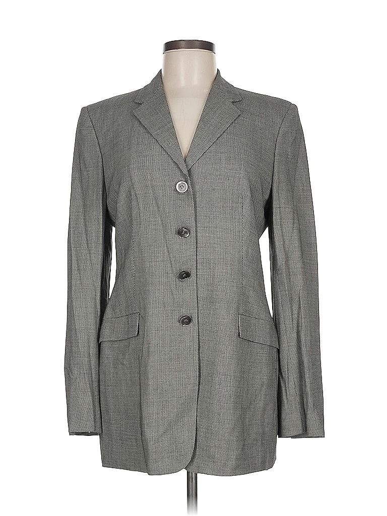 Piazza Sempione Gray Wool Blazer Size EU (IT) 44 / US 8 - photo 1