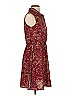 Allegra K Paisley Burgundy Casual Dress Size XS - photo 4