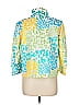 Carlisle 100% Silk Print Green Jacket Size 12 - photo 2