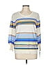 W by Worth Ivory Silk Pullover Sweater Size L - photo 1