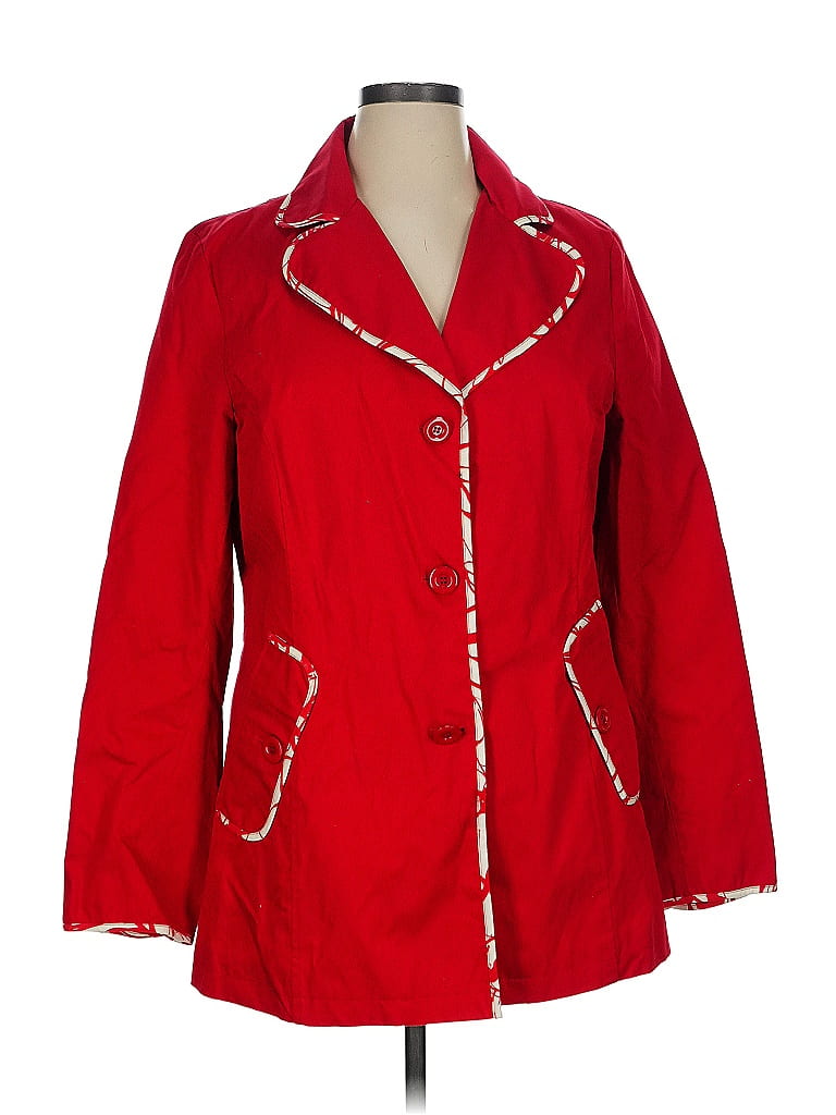 London Fog 100% Cotton Red Jacket Size XL - photo 1