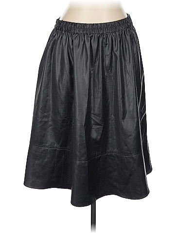 Tibi Faux Leather Skirt (view 1)