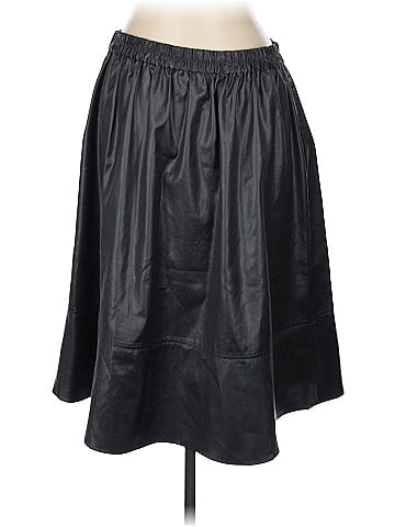Tibi Faux Leather Skirt (view 2)