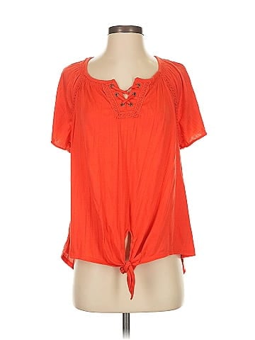 New York Laundry Short Sleeve Blouse (view 1)