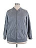 Woman Within Gray Zip Up Hoodie Size 18 - photo 1