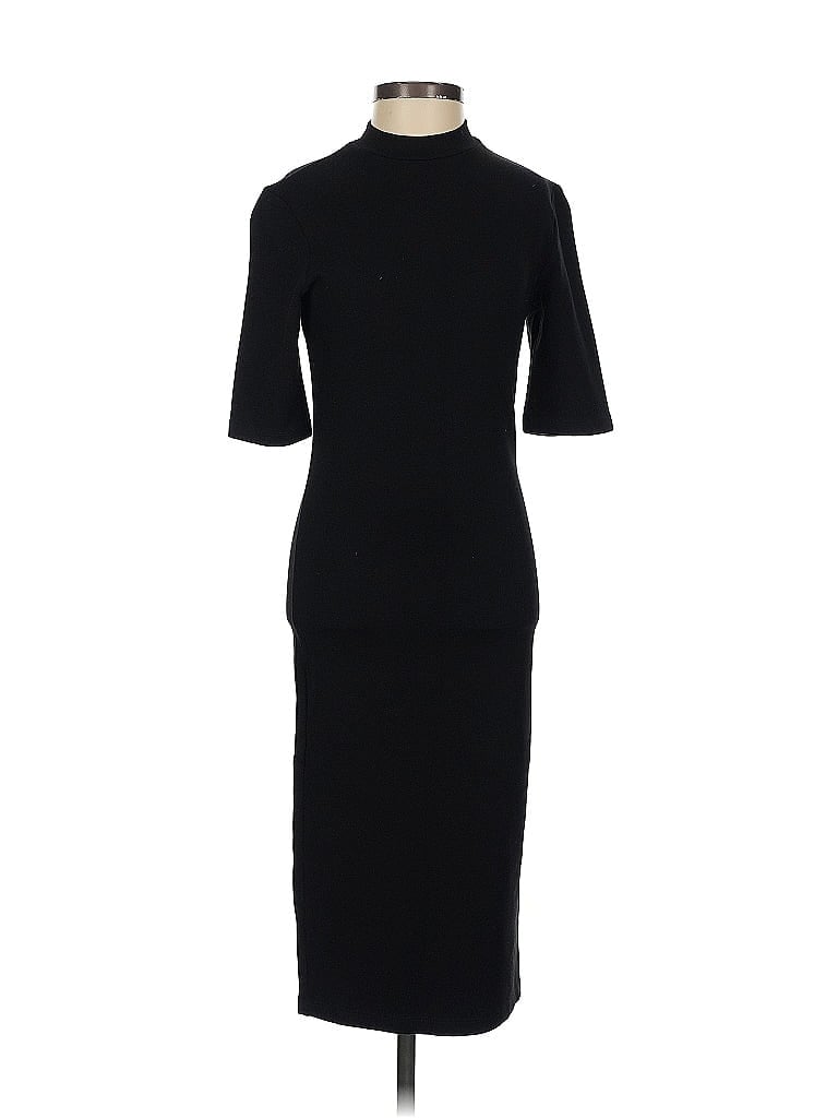 American Apparel Black Casual Dress Size XS - photo 1