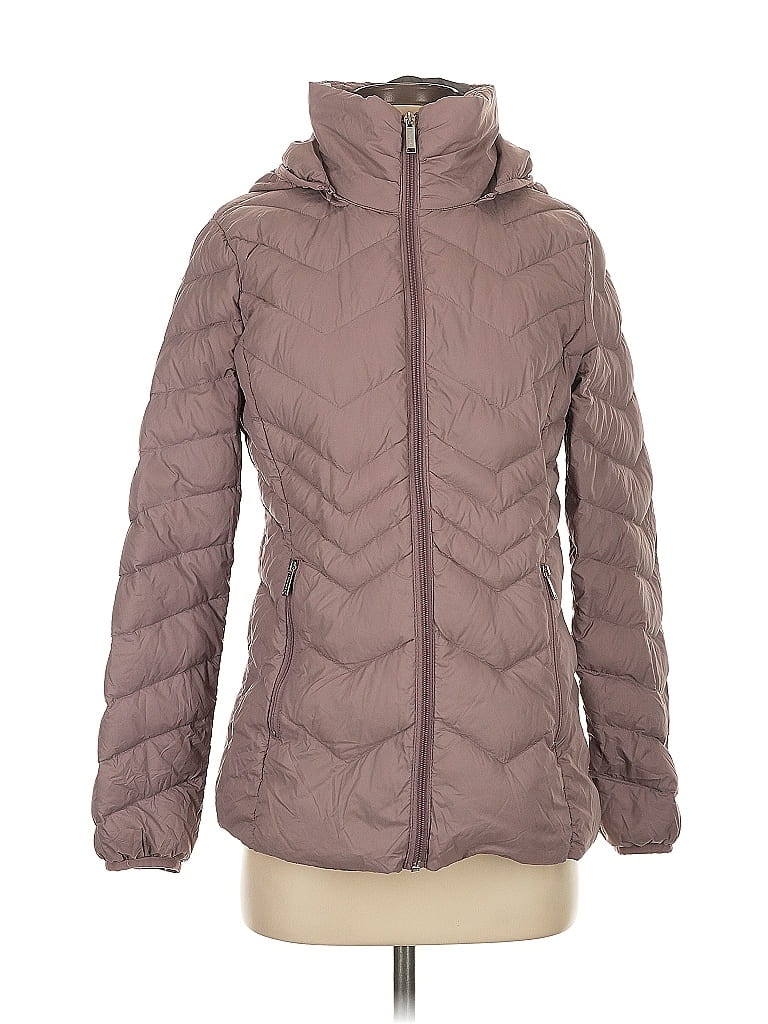 London Fog 100% Nylon Solid Brown Snow Jacket Size S - photo 1