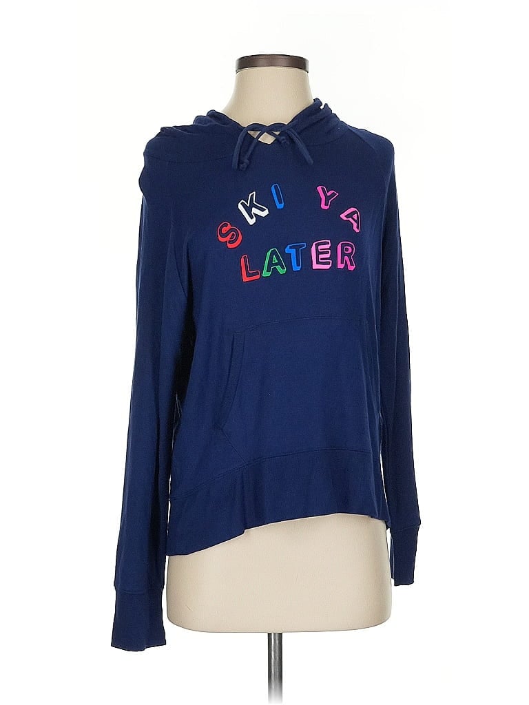 Pre-owned Love By Gap Pullover Hoodie In Blue