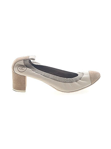 Chanel Cap Toe Elastic Ballet Heels (view 1)