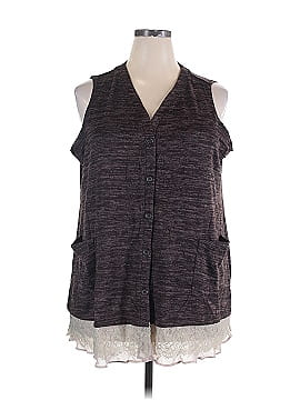 Logo By Lori Goldstein Sleeveless Blouse